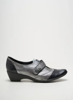 Derbies Geo-reino Argent Talon De 4 À 6cm