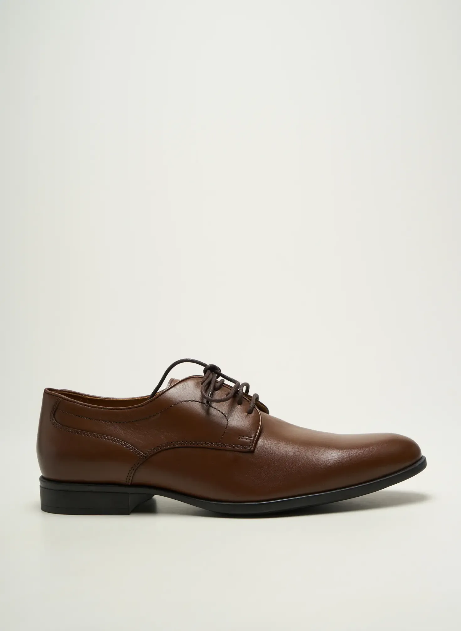 Derbies Geox Marron Talon Bas