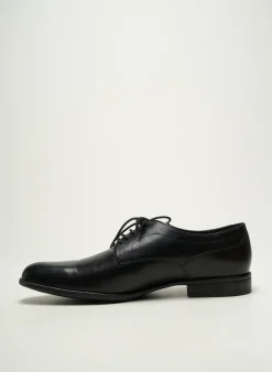 Derbies Geox Noir Talon Bas