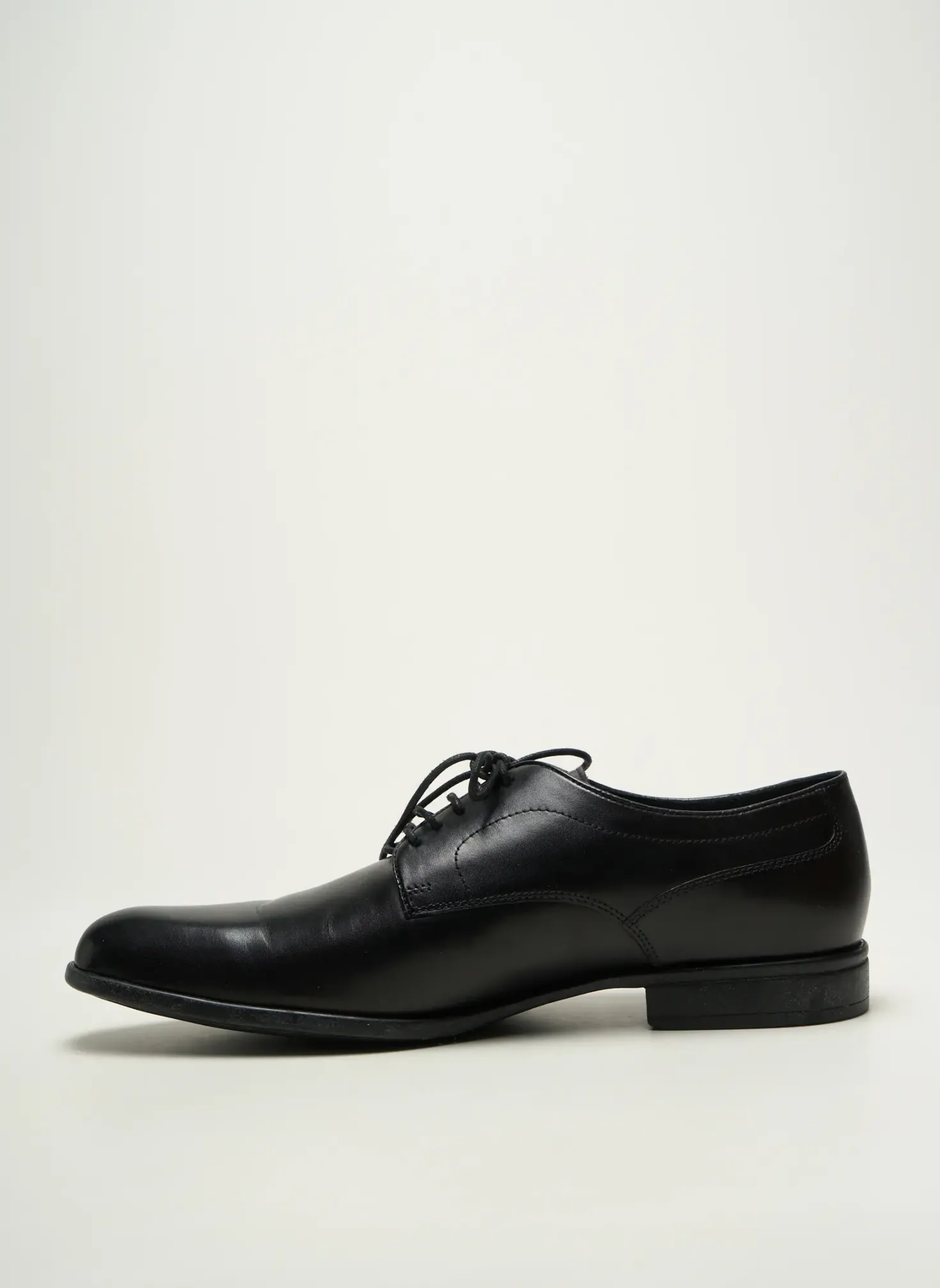 Derbies Geox Noir Talon Bas