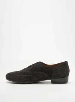 Derbies Homers Marron Talon Plat Jusqu'à 3cm