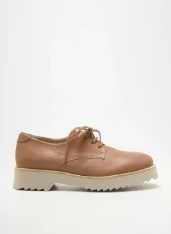 Derbies Homers Marron Talon Plat Jusqu'à 3cm