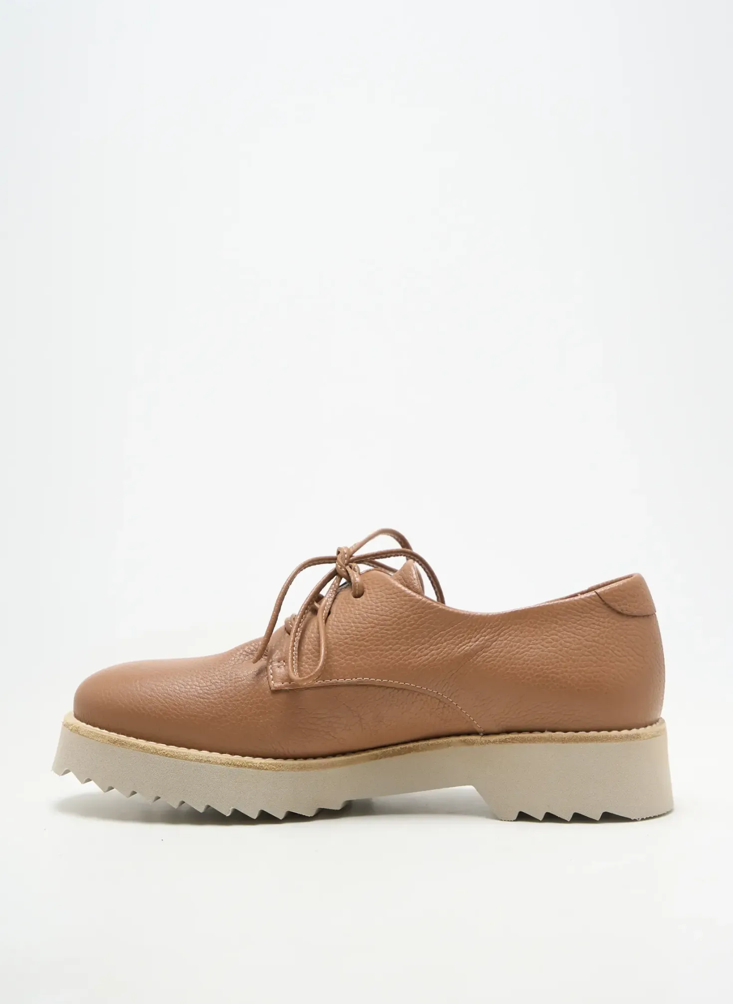 Derbies Homers Marron Talon Plat Jusqu'à 3cm