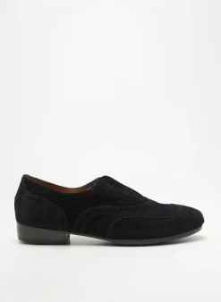 Derbies Homers Noir Talon Plat Jusqu'à 3cm