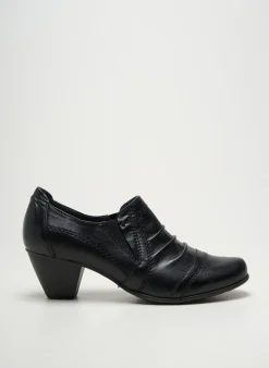 Derbies Jana Noir Talon De 4 À 6cm