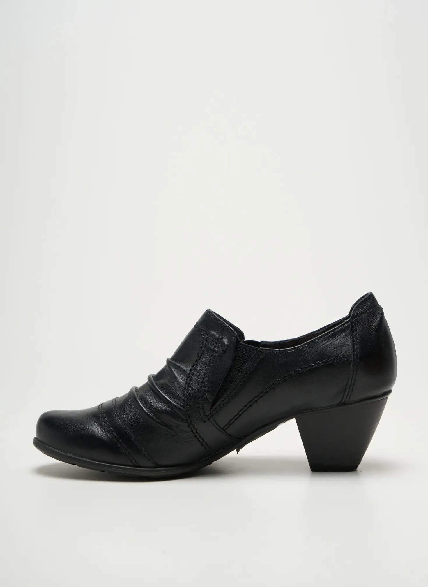 Derbies Jana Noir Talon De 4 À 6cm