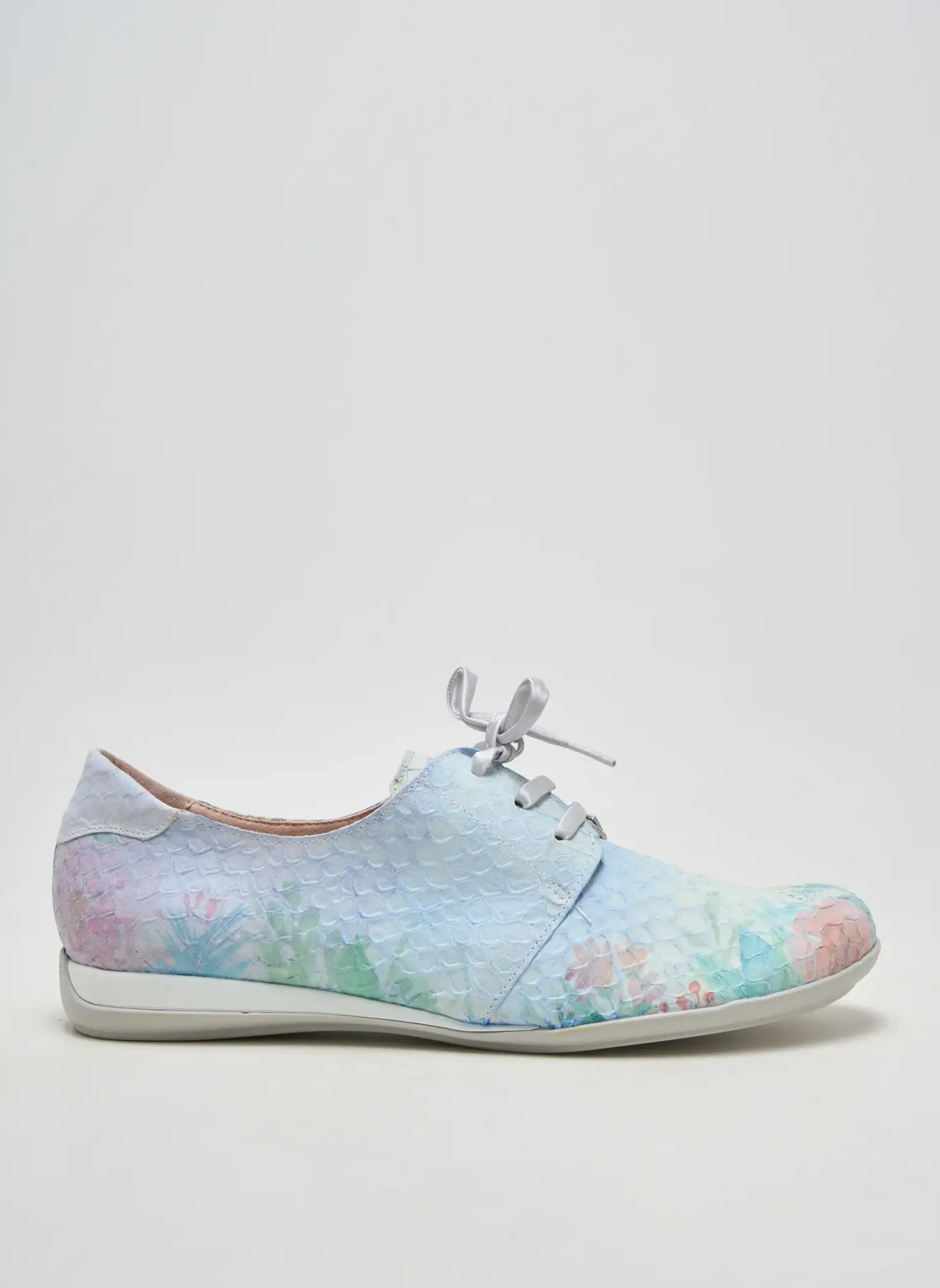 Derbies Jose Saenz Bleu Talon Plat Jusqu'à 3cm