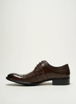 Derbies Kdopa Marron Talon Bas