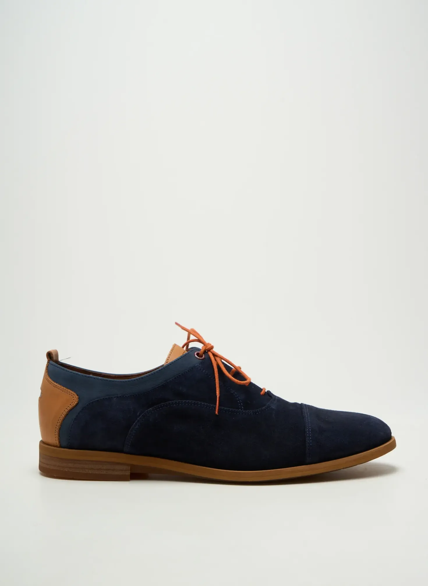 Derbies Le Formier Bleu Talon Bas