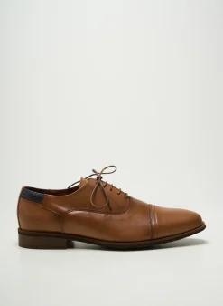 Derbies Le Formier Marron Talon Bas