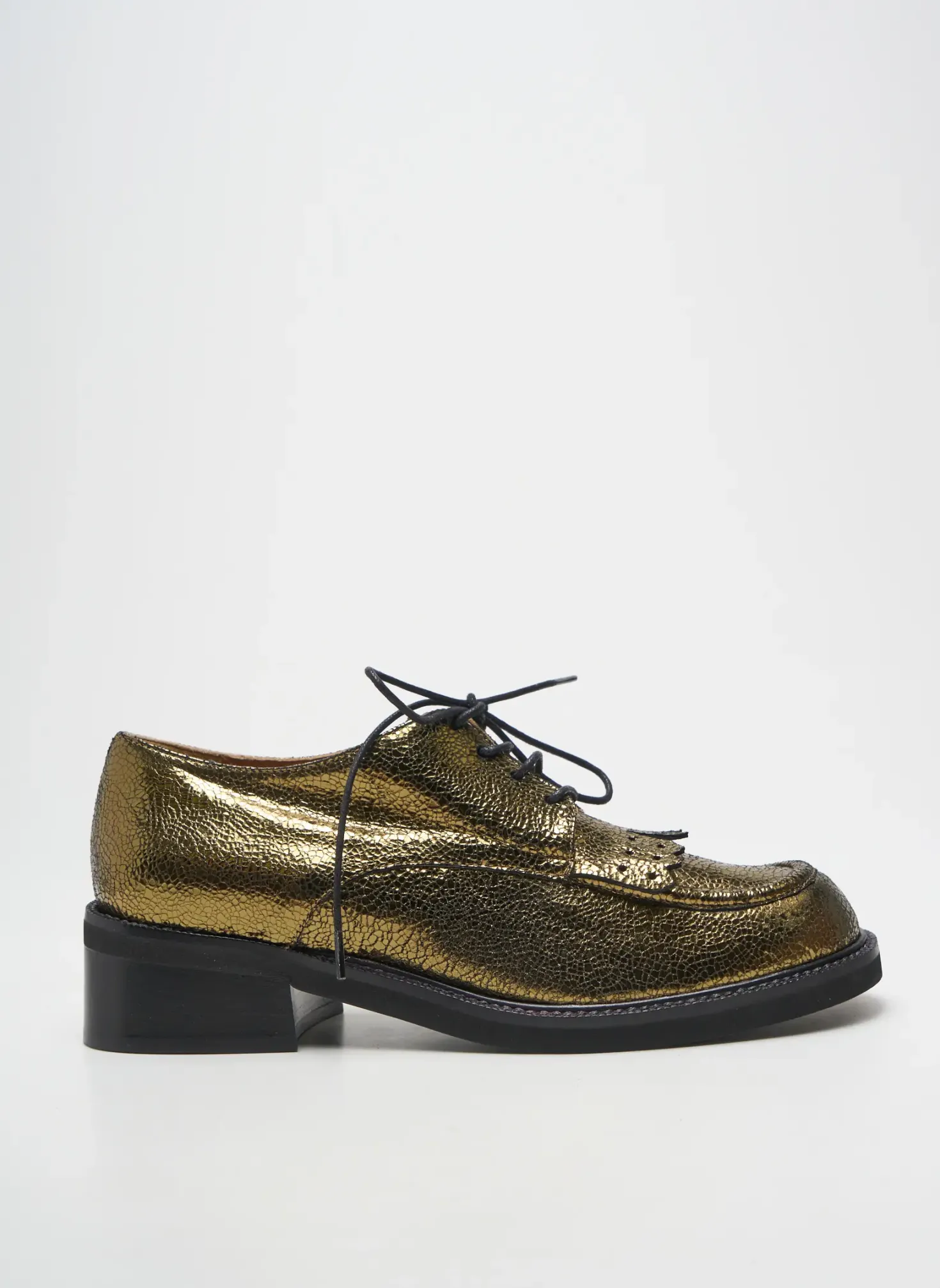 Derbies Les:venues Or Talon De 4 À 6cm