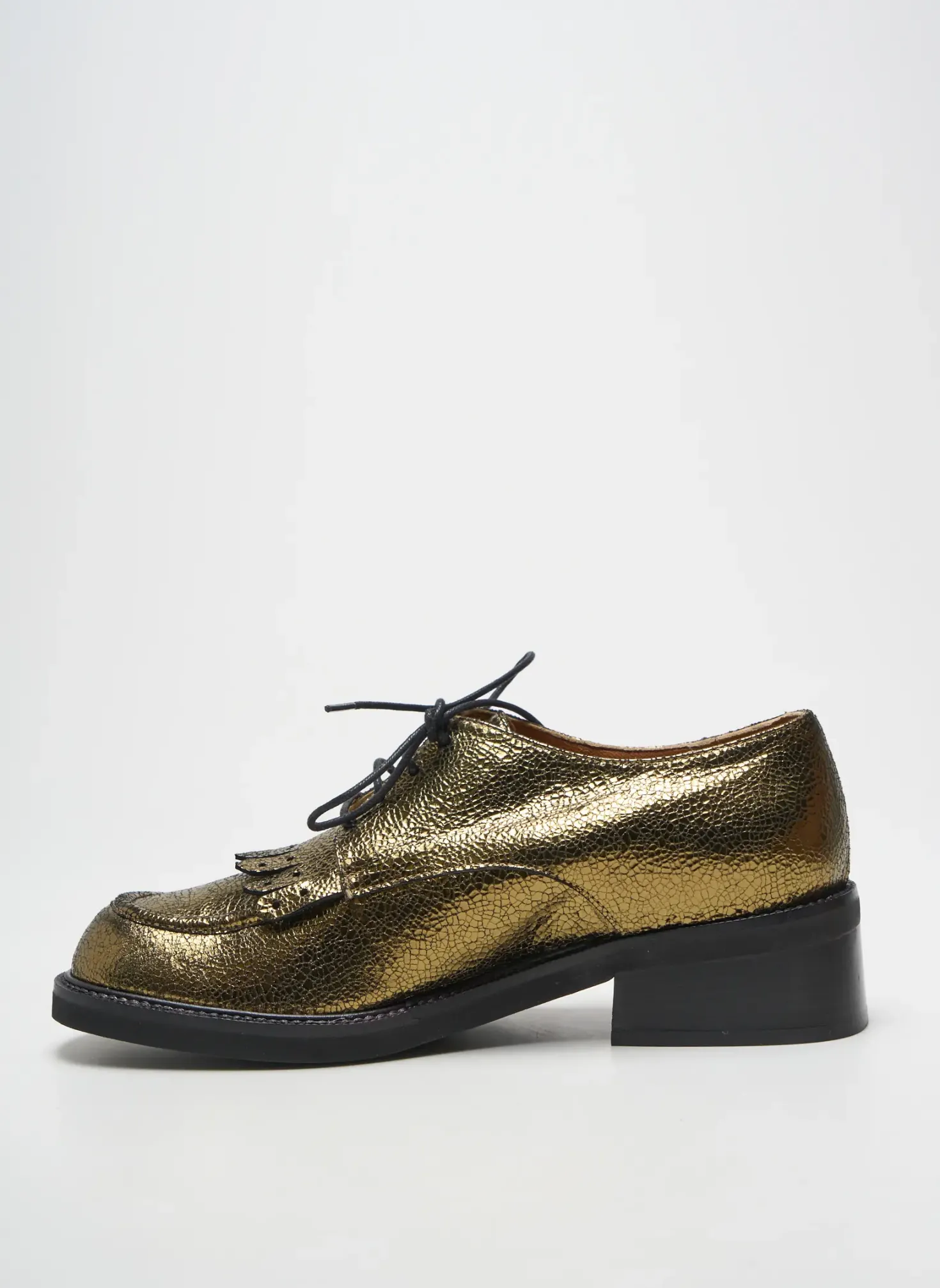 Derbies Les:venues Or Talon De 4 À 6cm
