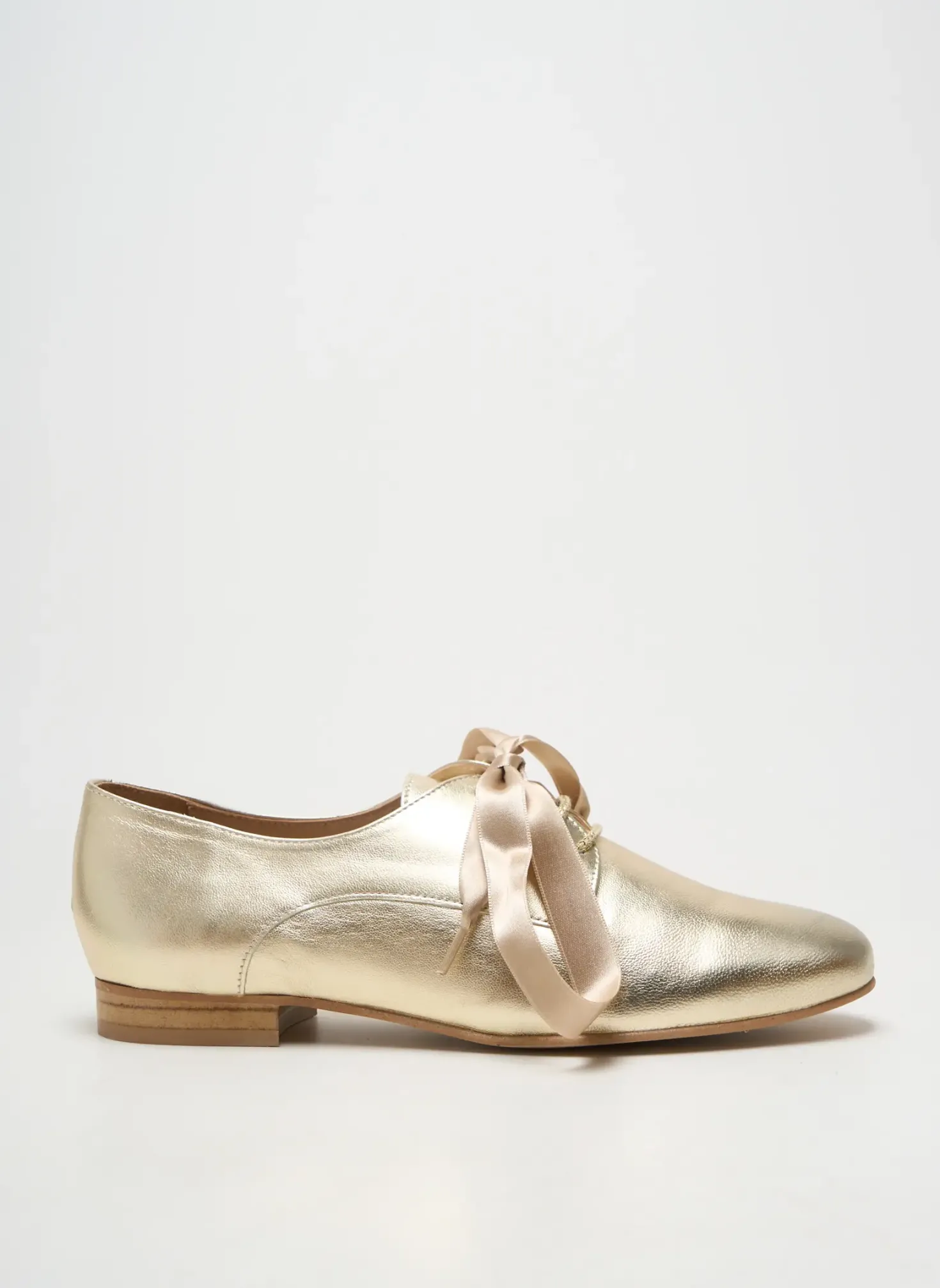 Derbies Lollipops Or Talon Plat Jusqu'à 3cm