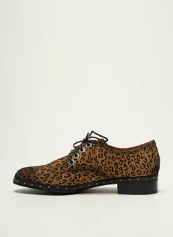 Derbies Mam'zelle Marron Talon Plat Jusqu'à 3cm