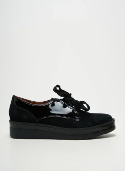 Derbies Mam'zelle Noir Talon Plat Jusqu'à 3cm