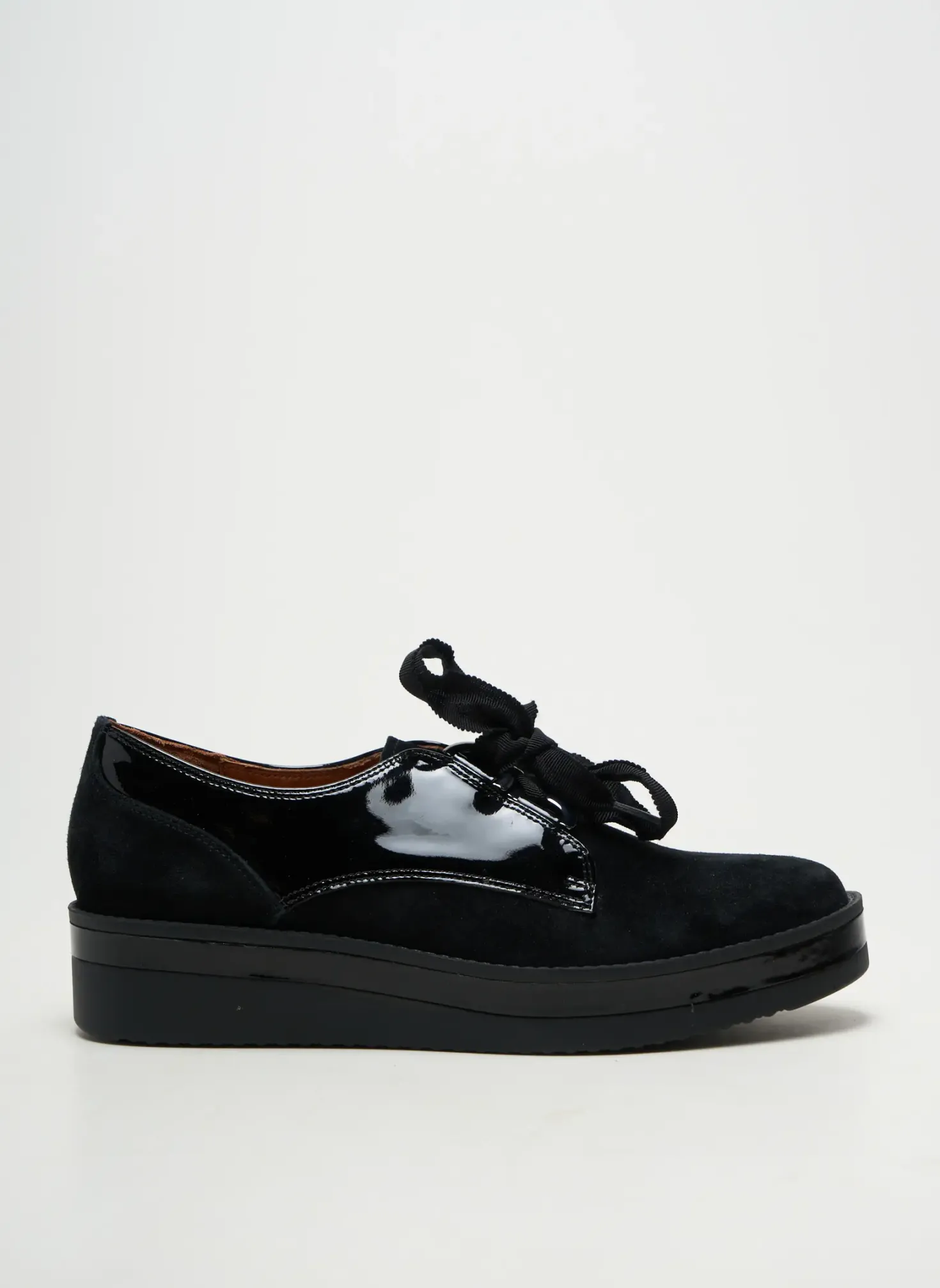Derbies Mam'zelle Noir Talon Plat Jusqu'à 3cm