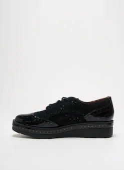 Derbies Mam'zelle Noir Talon Plat Jusqu'à 3cm