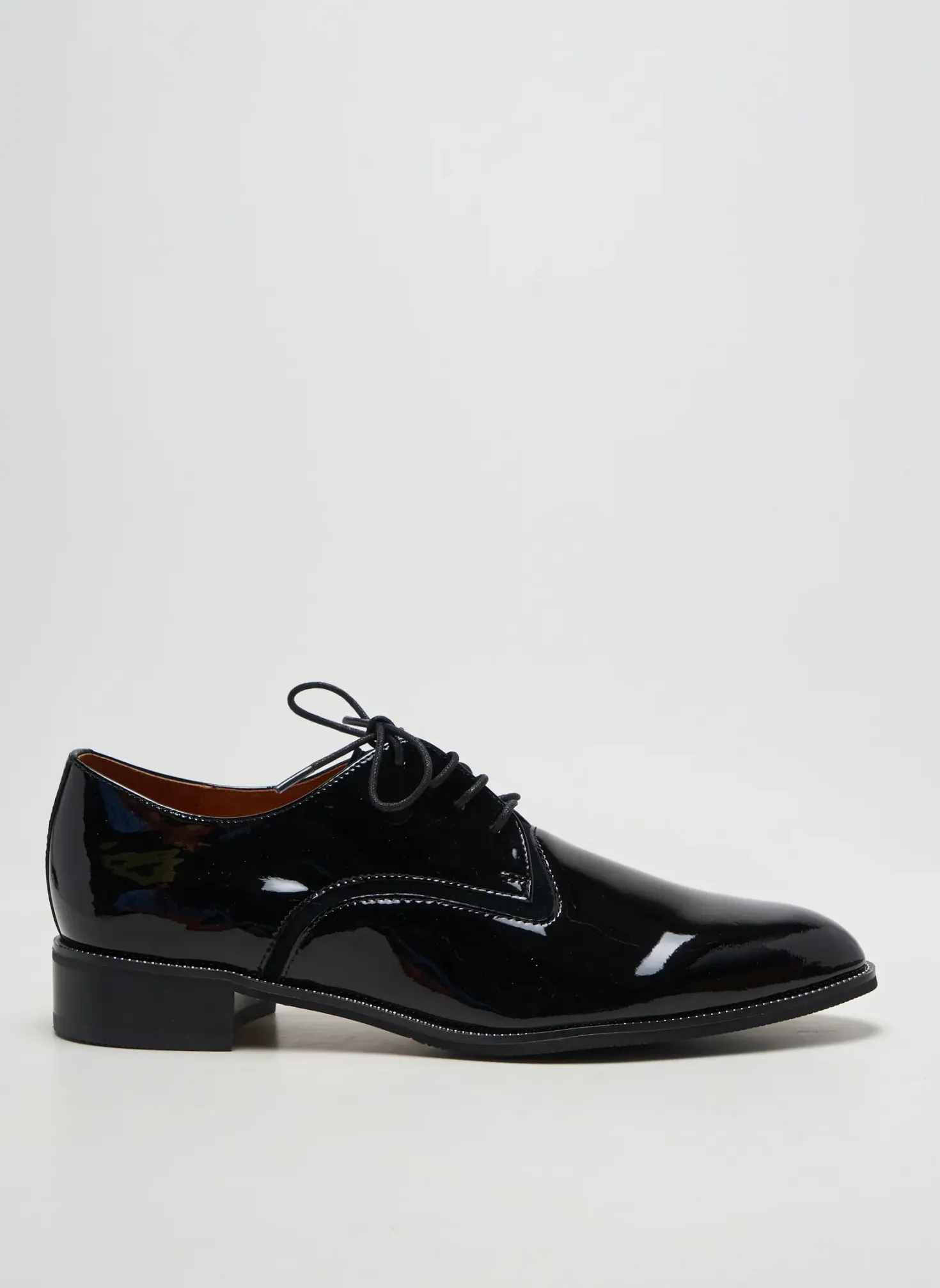 Derbies Mam'zelle Noir Talon Plat Jusqu'à 3cm