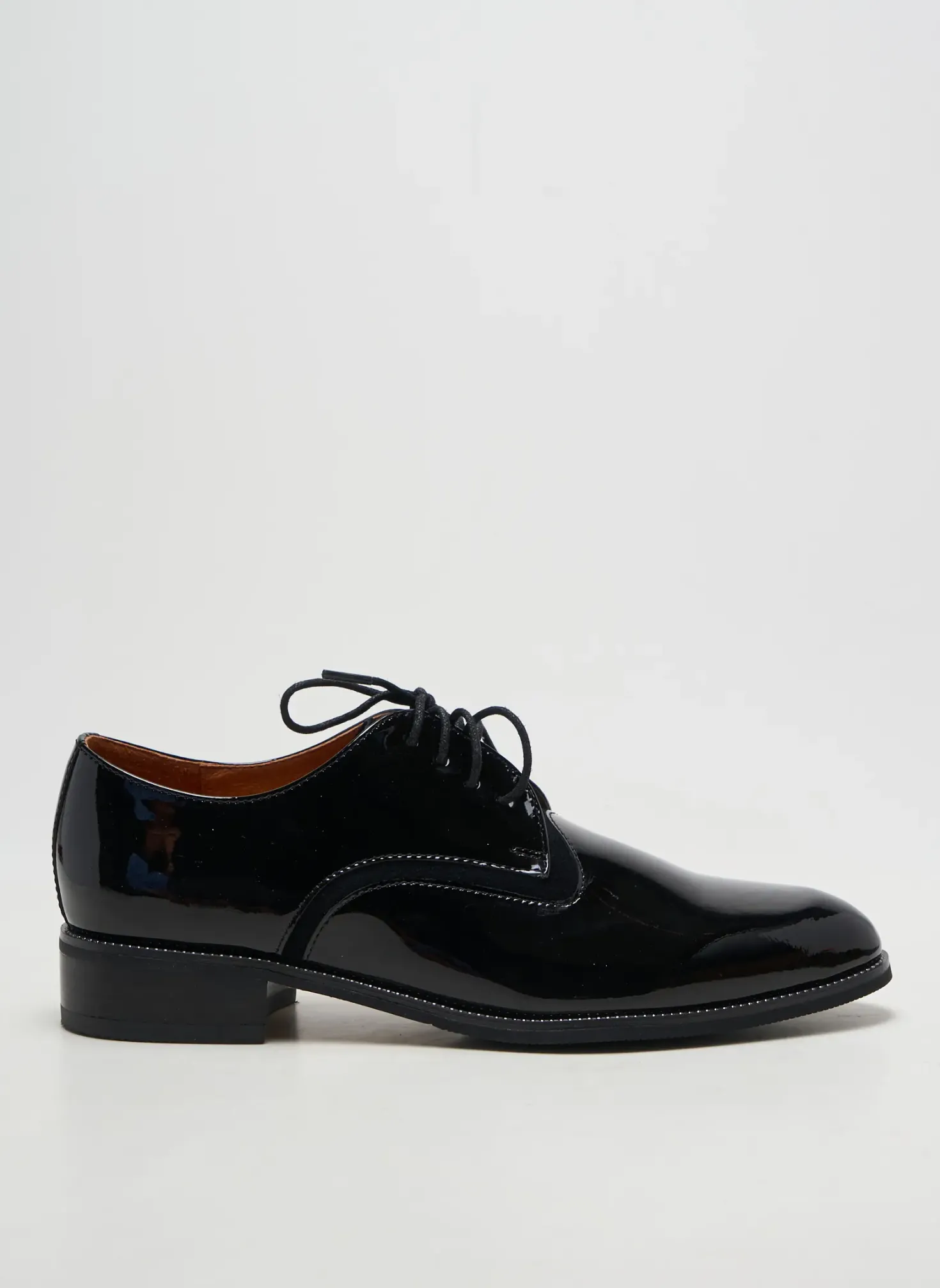 Derbies Mam'zelle Noir Talon Plat Jusqu'à 3cm