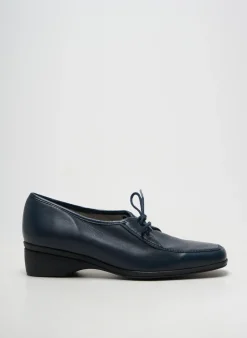 Derbies Marco Bleu Talon De 4 À 6cm