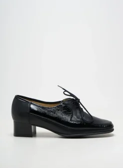 Derbies Marco Noir Talon De 4 À 6cm