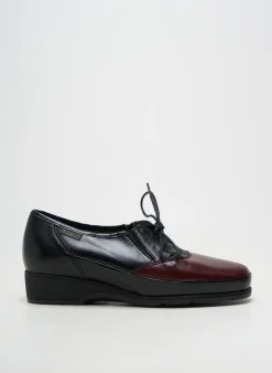 Derbies Marco Noir Talon Plat Jusqu'à 3cm