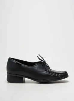 Derbies Marco Noir Talon Plat Jusqu'à 3cm