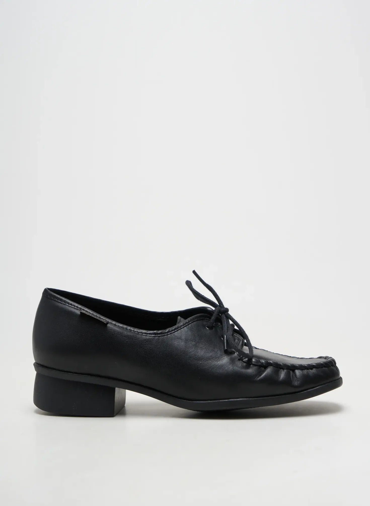 Derbies Marco Noir Talon Plat Jusqu'à 3cm
