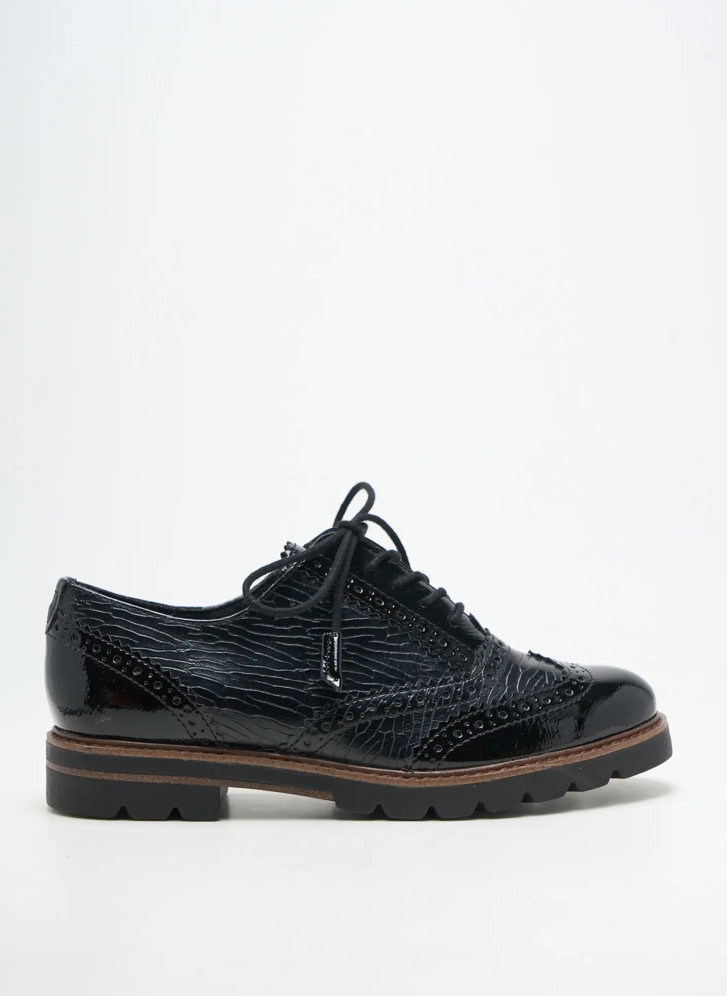 Derbies Marco Tozzi Noir Talon Plat Jusqu'à 3cm