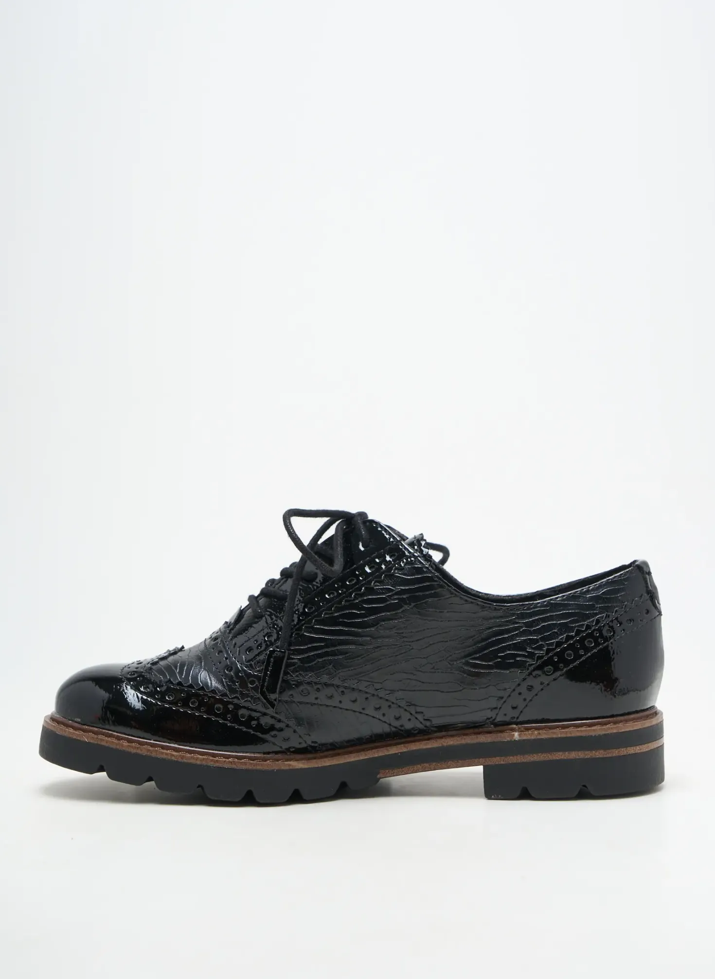 Derbies Marco Tozzi Noir Talon Plat Jusqu'à 3cm
