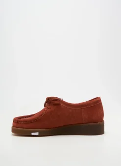 Derbies Mephisto Orange Talon Plat Jusqu'à 3cm
