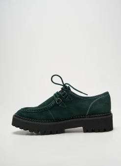 Derbies Metamorf'ose Vert Talon De 4 À 6cm