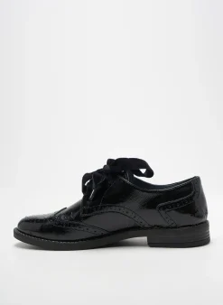 Derbies Myma Noir Talon Plat Jusqu'à 3cm