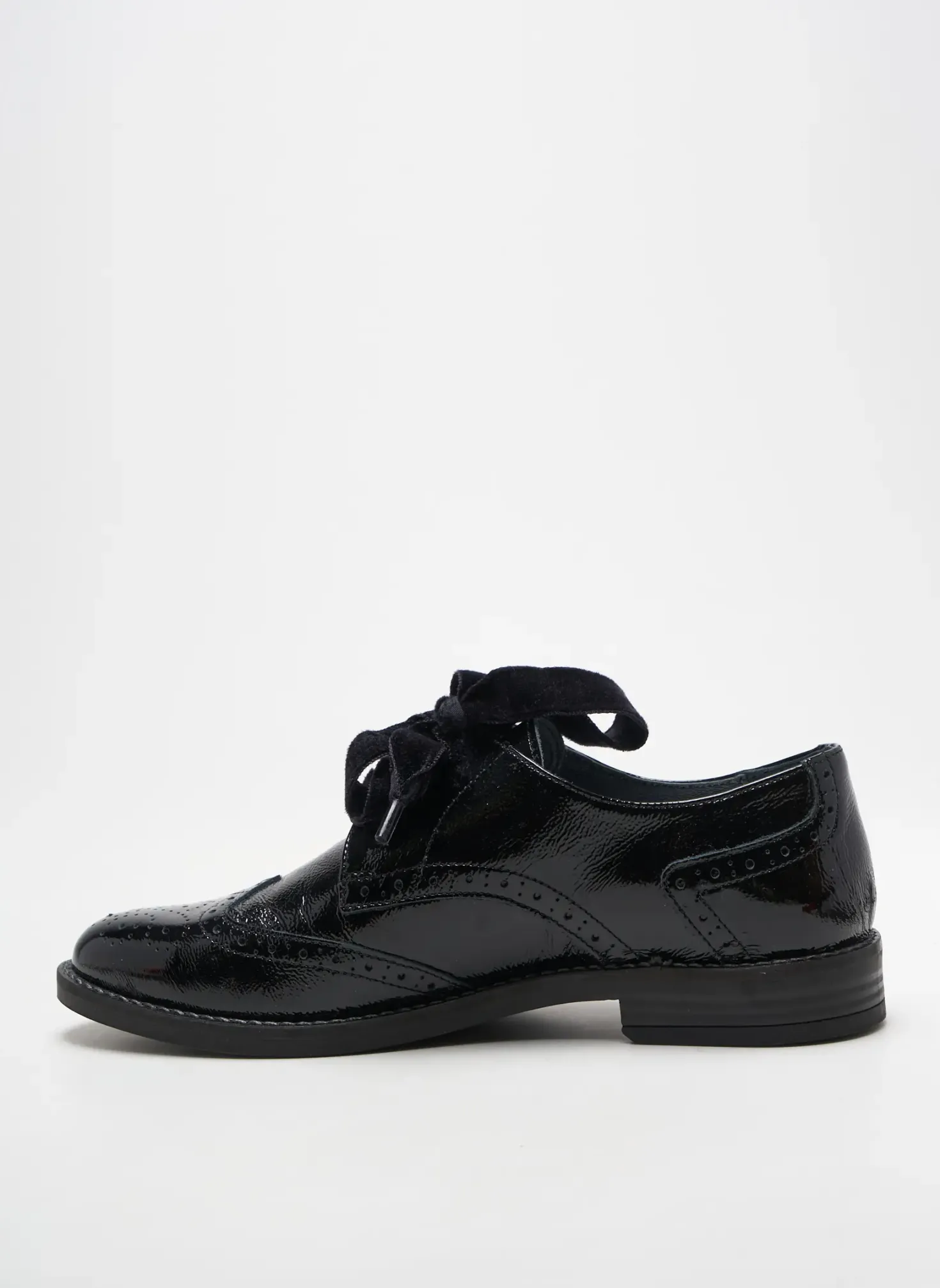 Derbies Myma Noir Talon Plat Jusqu'à 3cm