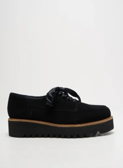 Derbies Myma Noir Talon Plat Jusqu'à 3cm