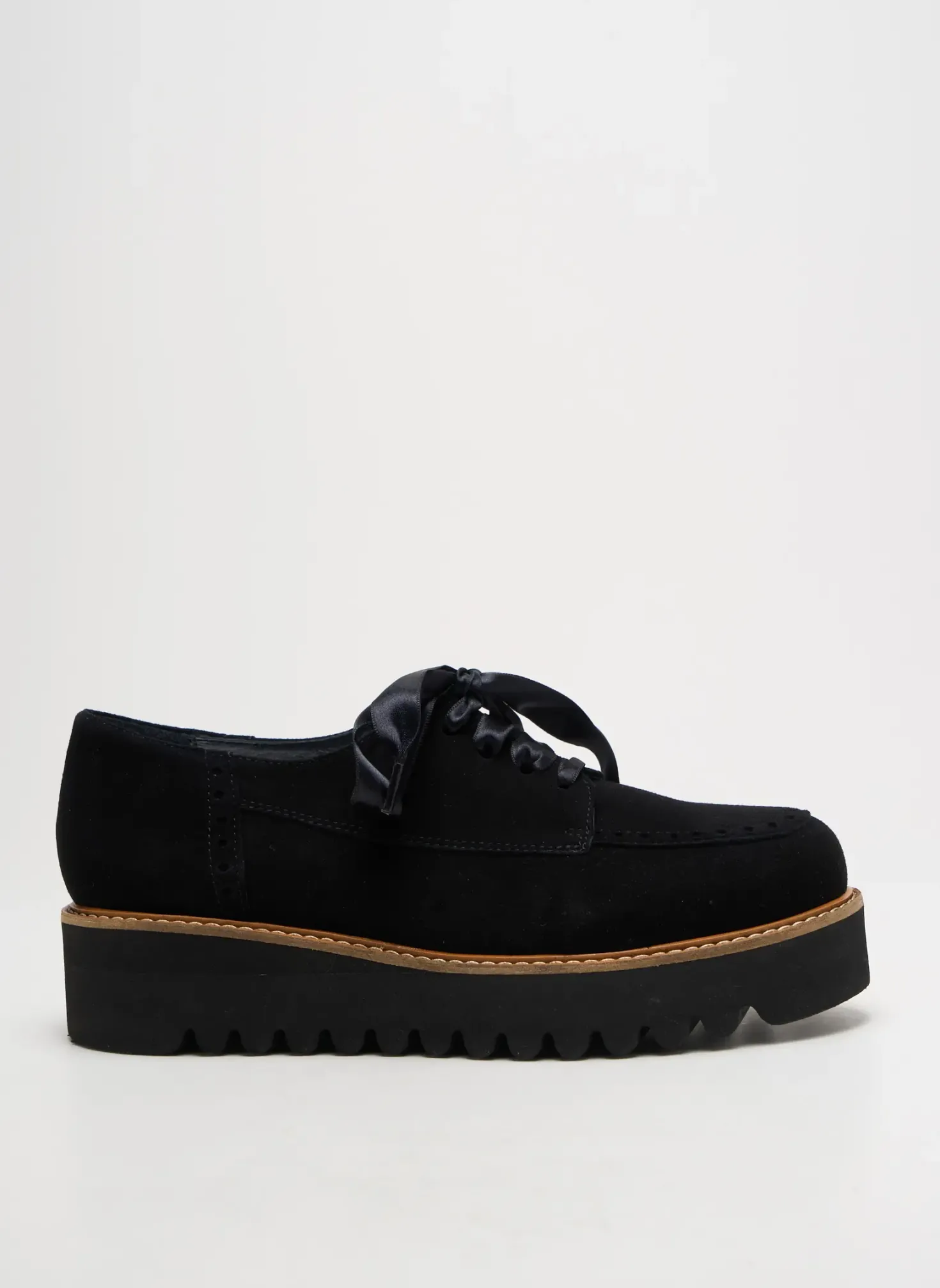 Derbies Myma Noir Talon Plat Jusqu'à 3cm