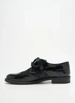 Derbies Myma Noir Talon Plat Jusqu'à 3cm