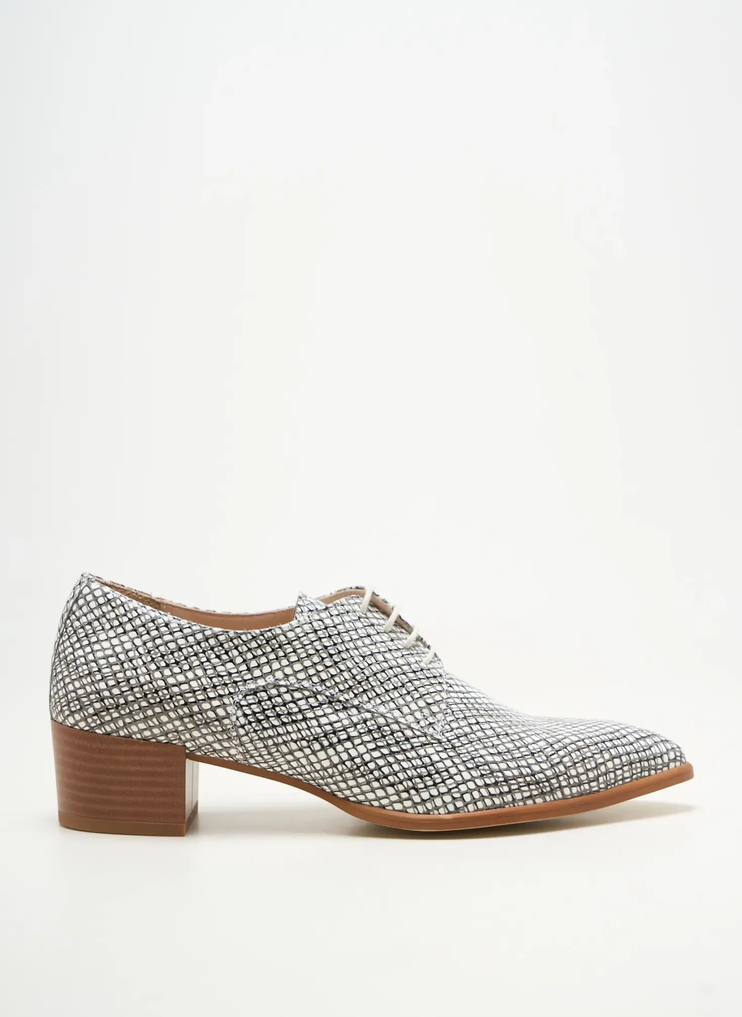 Derbies Pertini Blanc Talon De 4 À 6cm