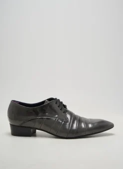 Derbies Pertini Gris Talon Plat Jusqu'à 3cm