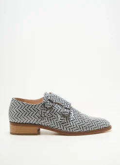 Derbies Pertini Noir Talon Plat Jusqu'à 3cm