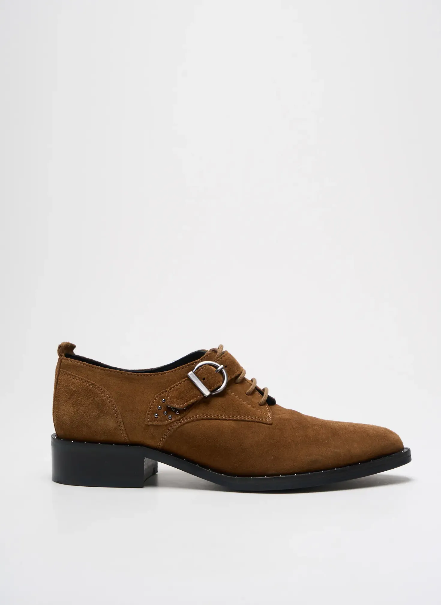 Derbies Philippe Morvan Marron Talon Plat Jusqu'à 3cm