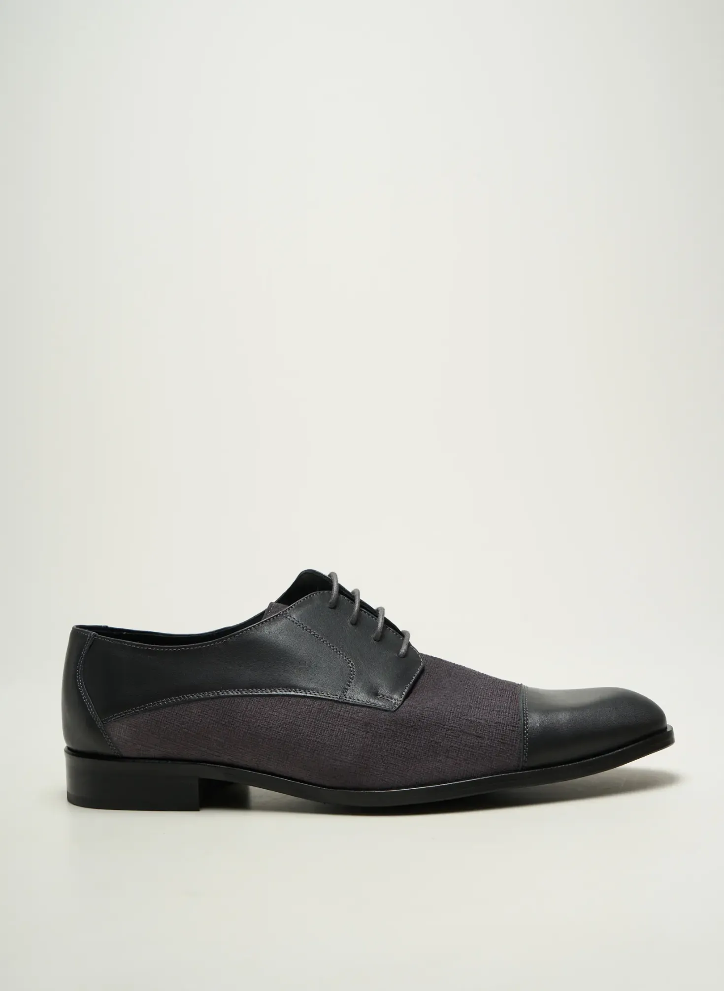 Derbies Pierre Cardin Gris Talon Bas