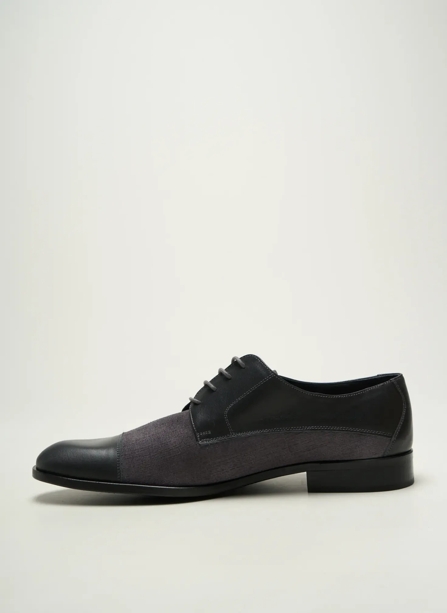Derbies Pierre Cardin Gris Talon Bas