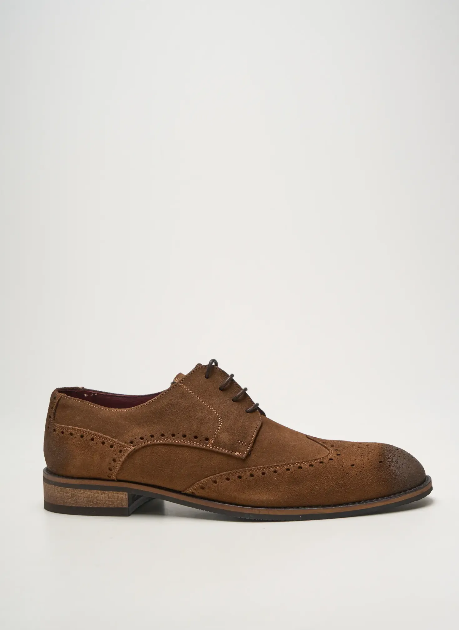 Derbies Pierre Cardin Marron Talon Bas