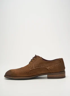 Derbies Pierre Cardin Marron Talon Bas