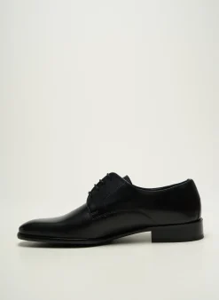 Derbies Pierre Cardin Noir Talon Bas