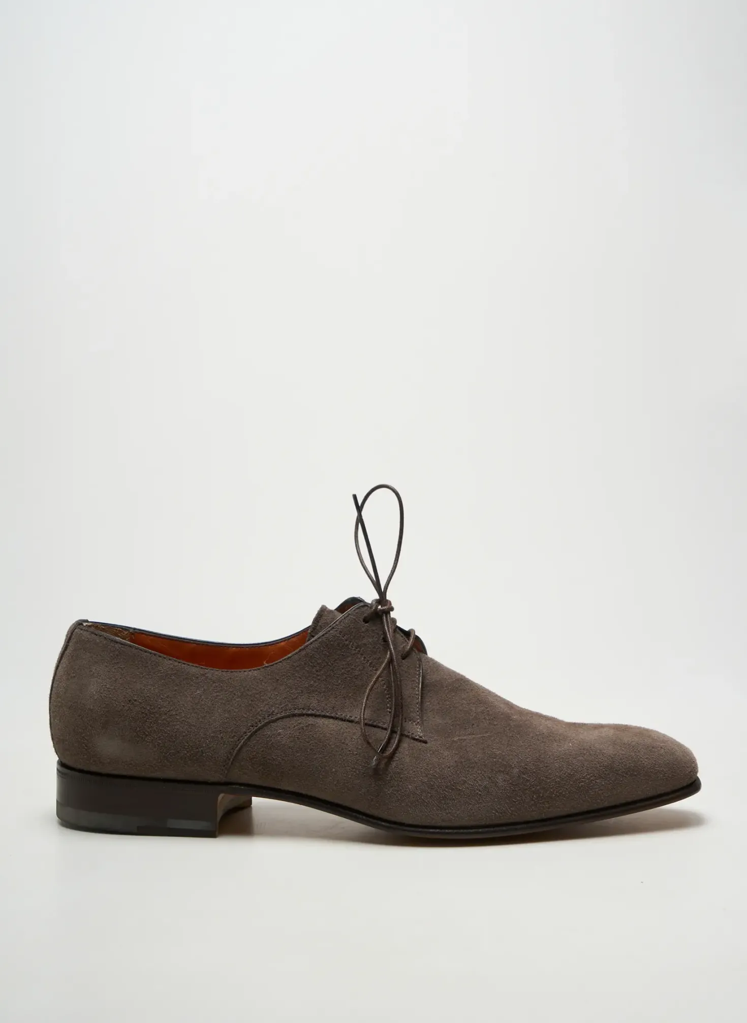 Derbies Santoni Gris Talon Bas