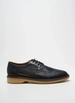Derbies Schmoove Noir Talon Plat Jusqu'à 3cm
