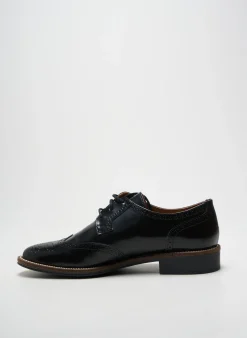 Derbies Schmoove Noir Talon Plat Jusqu'à 3cm