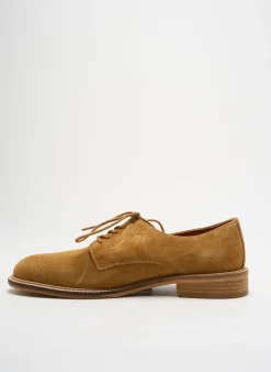 Derbies Selected Marron Talon Bas
